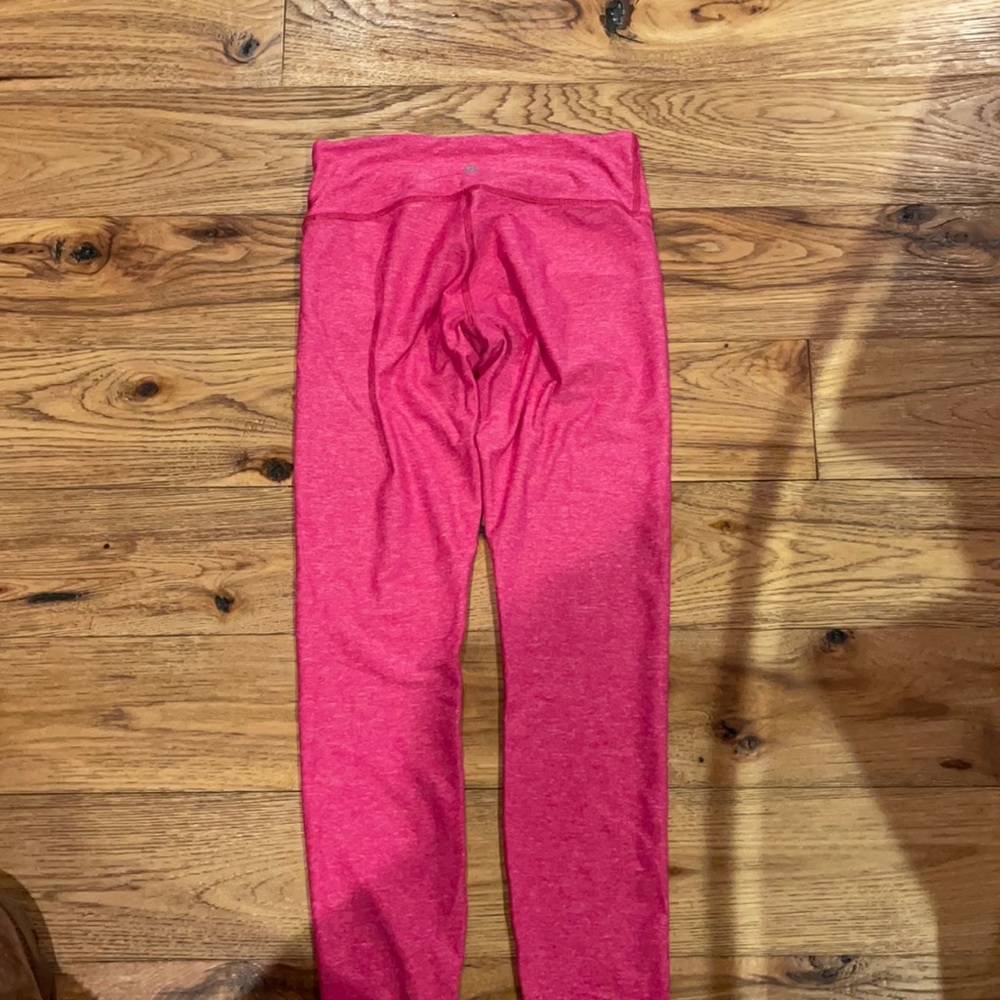 Size 4, pink Lululemon leggings full length
